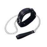 Sportsheets Sex & Mischief Shadow Collar and Leash – Black - Image 4