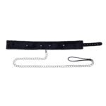 Sportsheets Sex & Mischief Shadow Collar and Leash – Black - Image 7