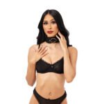 Sportsheets Sex & Mischief Shadow Collar and Leash – Black - Image 9