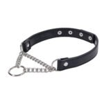 Sportsheets Sex & Mischief Shadow Day Collar – Black and Silver - Image 4