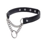 Sportsheets Sex & Mischief Shadow Day Collar – Black and Silver - Image 5