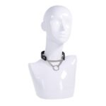 Sportsheets Sex & Mischief Shadow Day Collar – Black and Silver - Image 9