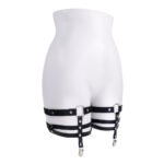 Sportsheets Sex & Mischief Shadow Garters – Black - Image 7