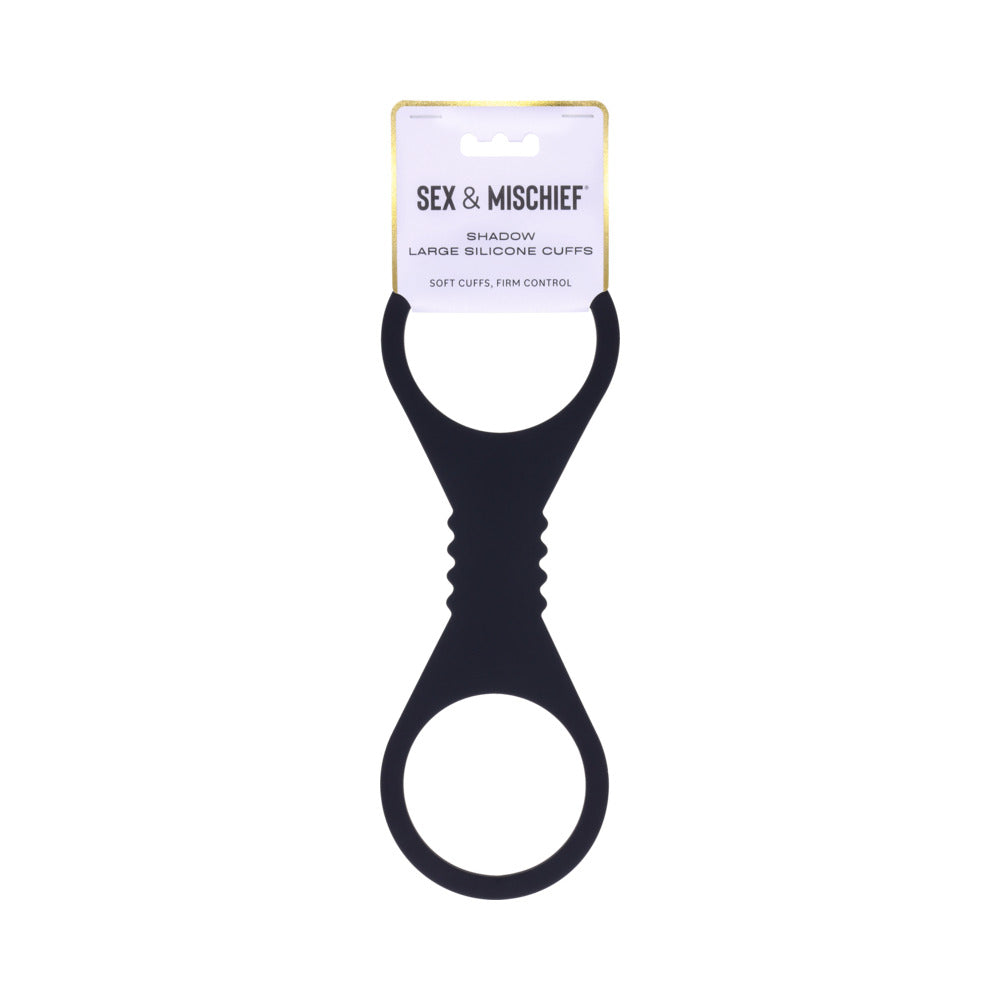 sportsheets-sex-mischief-shadow-large-silicone-cuffs Sportsheets Sex & Mischief Shadow Large Silicone Cuffs - Image 1