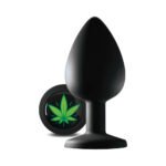 Stoner Vibes Chronic Collection Large Anal Plug – Black Silicone - Image 3