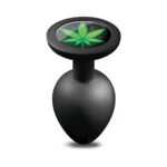 Stoner Vibes Chronic Collection Medium Anal Plug – Black - Image 2
