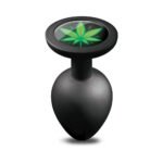 Stoner Vibes Chronic Collection Small Anal Plug – Black Body-Safe Silicone - Image 2