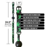 Stoner Vibes Chronic Collection Glow in the Dark Breathable Ball Gag – Green - Image 4
