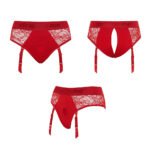 Strap-On-Me Diva Lingerie Harness Red XL - Image 5