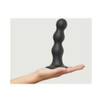 Strap-On-Me Hybrid Collection Silicone Dildo Plug Balls Black Large - Image 2