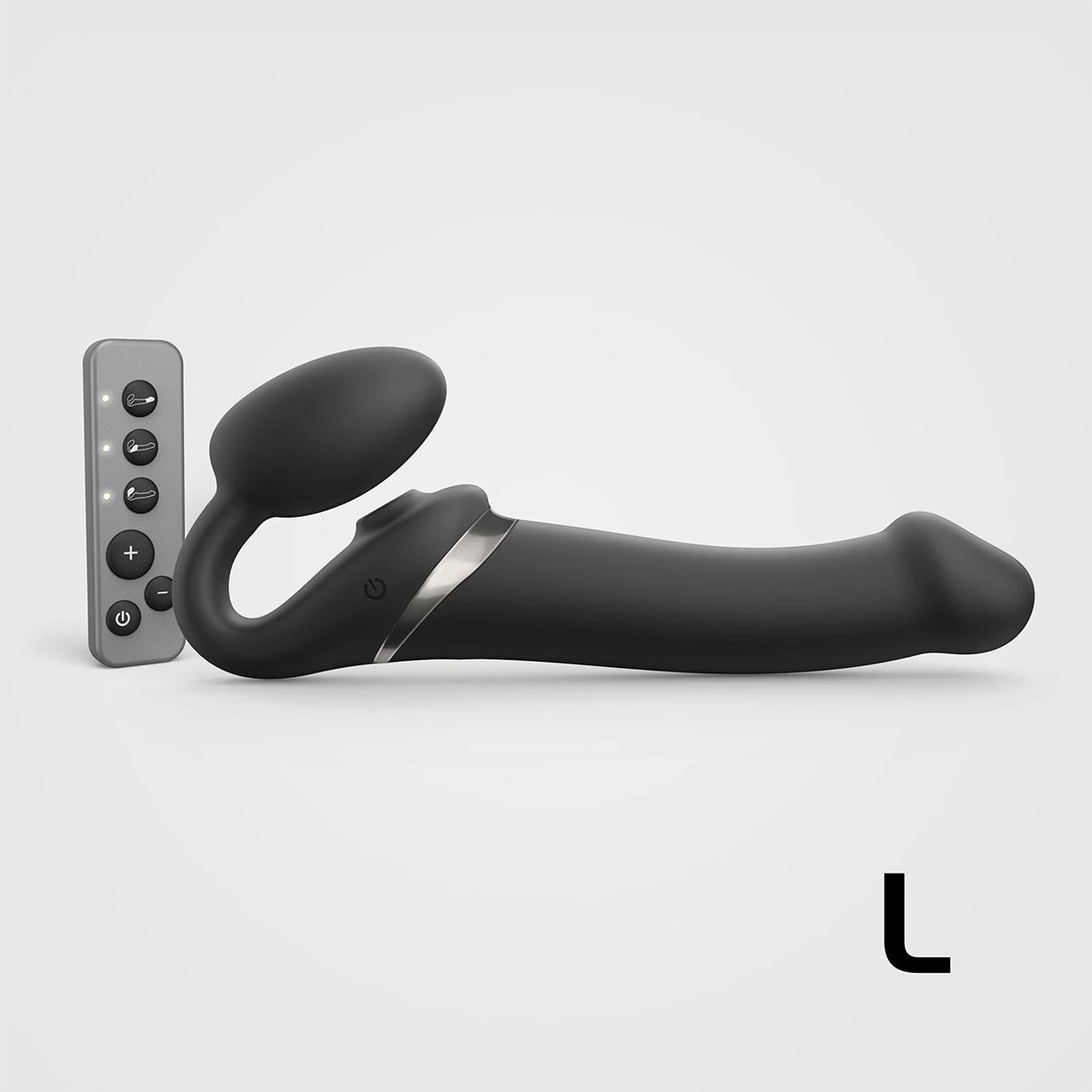 strap-on-me-multi-orgasm-bendable-strapless-strap-on-black-large Strap-On-Me Multi Orgasm Bendable Strapless Strap-On Black Large - Image 1