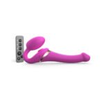 Strap-On-Me Multi Orgasm Bendable Strapless Strap-On Small Fuchsia - Image 2