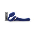 Strap-On-Me Rechargeable Remote-Controlled Multi Orgasm Bendable Strapless Strap-On Night Blue Small - Image 2