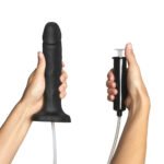 Strap-On-Me Squirting Cum Realistic Dildo Large Black - Image 2