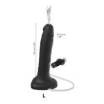 Strap-On-Me Squirting Cum Realistic Dildo Large Black - Image 5