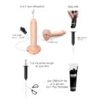 Strap-On-Me Squirting Cum Realistic Dildo Large Vanilla - Image 4
