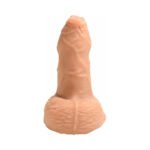 Strap U 5.1 in. Uncut Silicone Packer Dildo Light - Image 4
