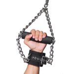 Strict Leather Fur Lined Nubuck Suspension Cuffs with Grip - Image 3