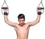 Strict Leather Fur Lined Nubuck Suspension Cuffs with Grip - Image 5