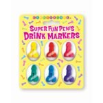 Super Fun Penis Drink Markers 6-Piece Set