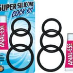 Super Silicone Cock Kit - Black