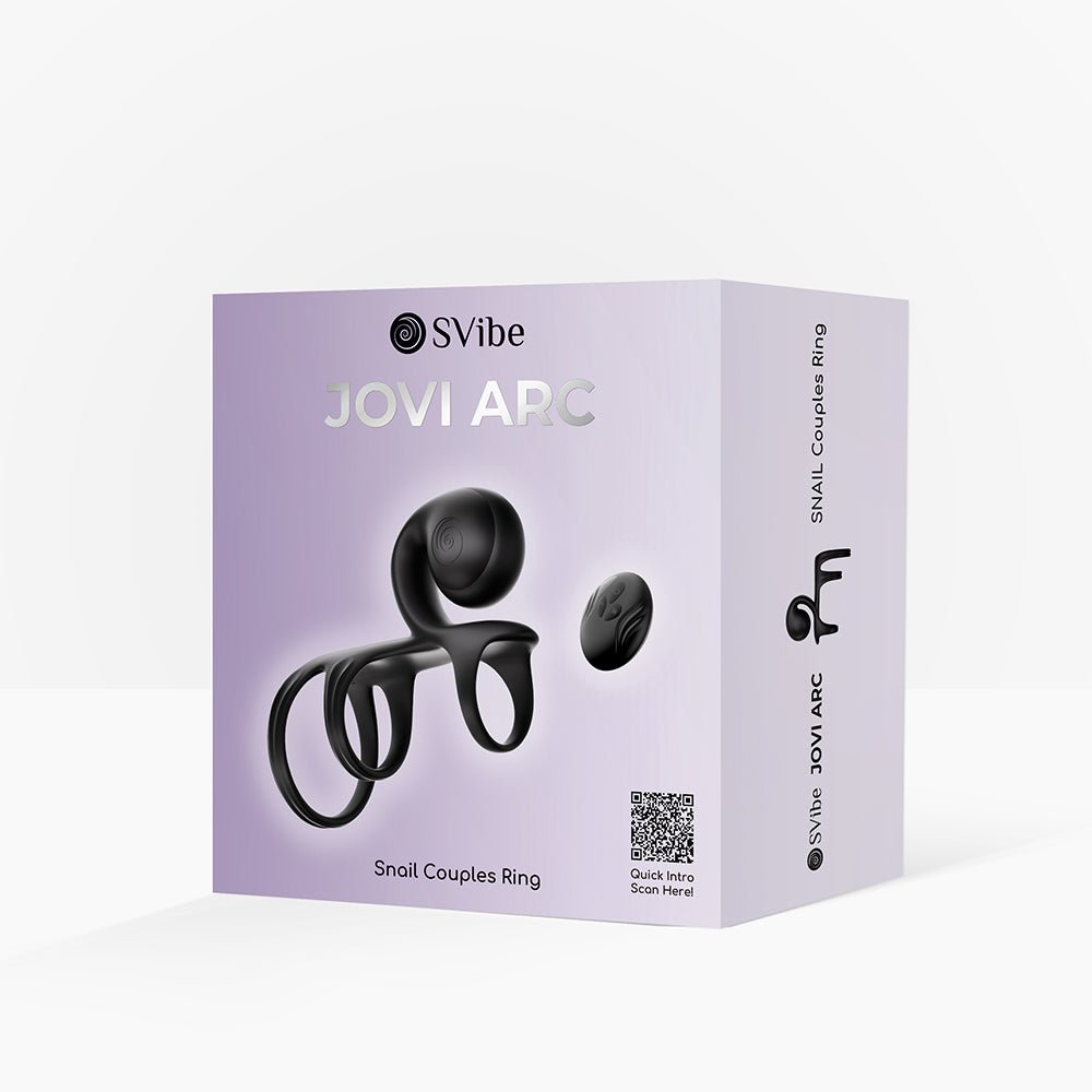 svibe-snail-jovi-arc-couples-ring-noir-haze SVibe Snail JOVI Arc Couples Ring Noir Haze - Image 1