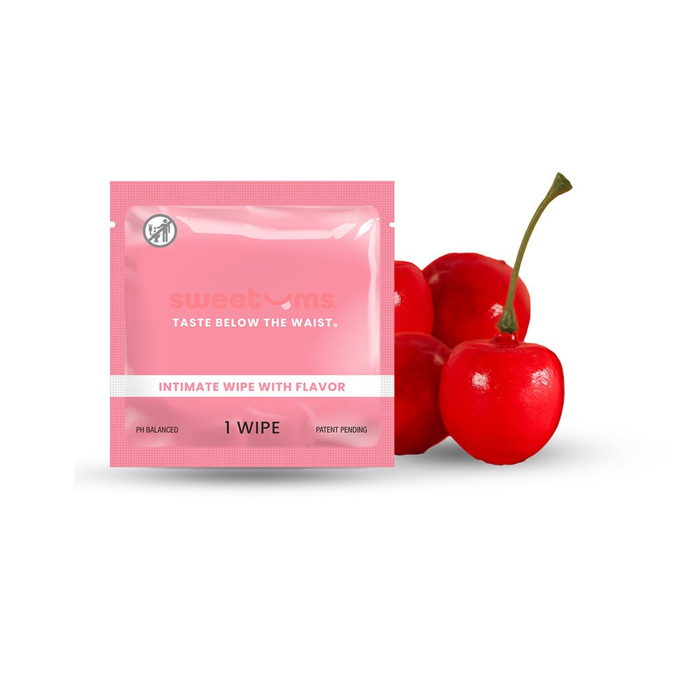 sweetums-intimate-wipes-cherry-individual Sweetums Intimate Wipes Cherry Individual - Image 1