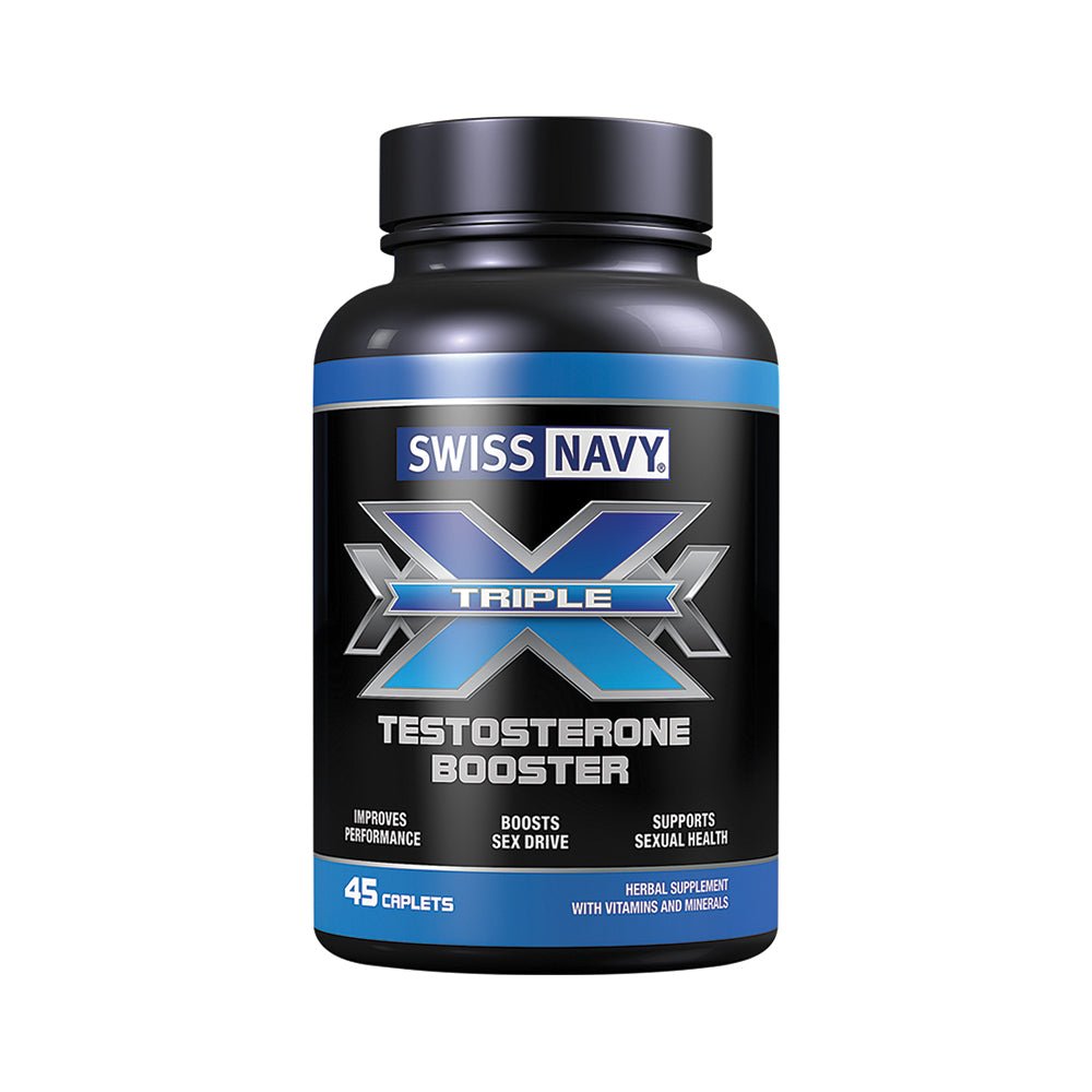 swiss-navy-triple-x-testosterone-booster-45-caplet-bottle Swiss Navy Triple X Testosterone Booster 45-Caplet Bottle - Image 1
