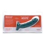 Tantus Acute 5.5 in. Curved Dildo Medium-Firm Emerald