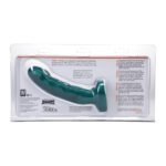 Tantus Acute 5.5 in. Curved Dildo Medium-Firm Emerald - Image 6
