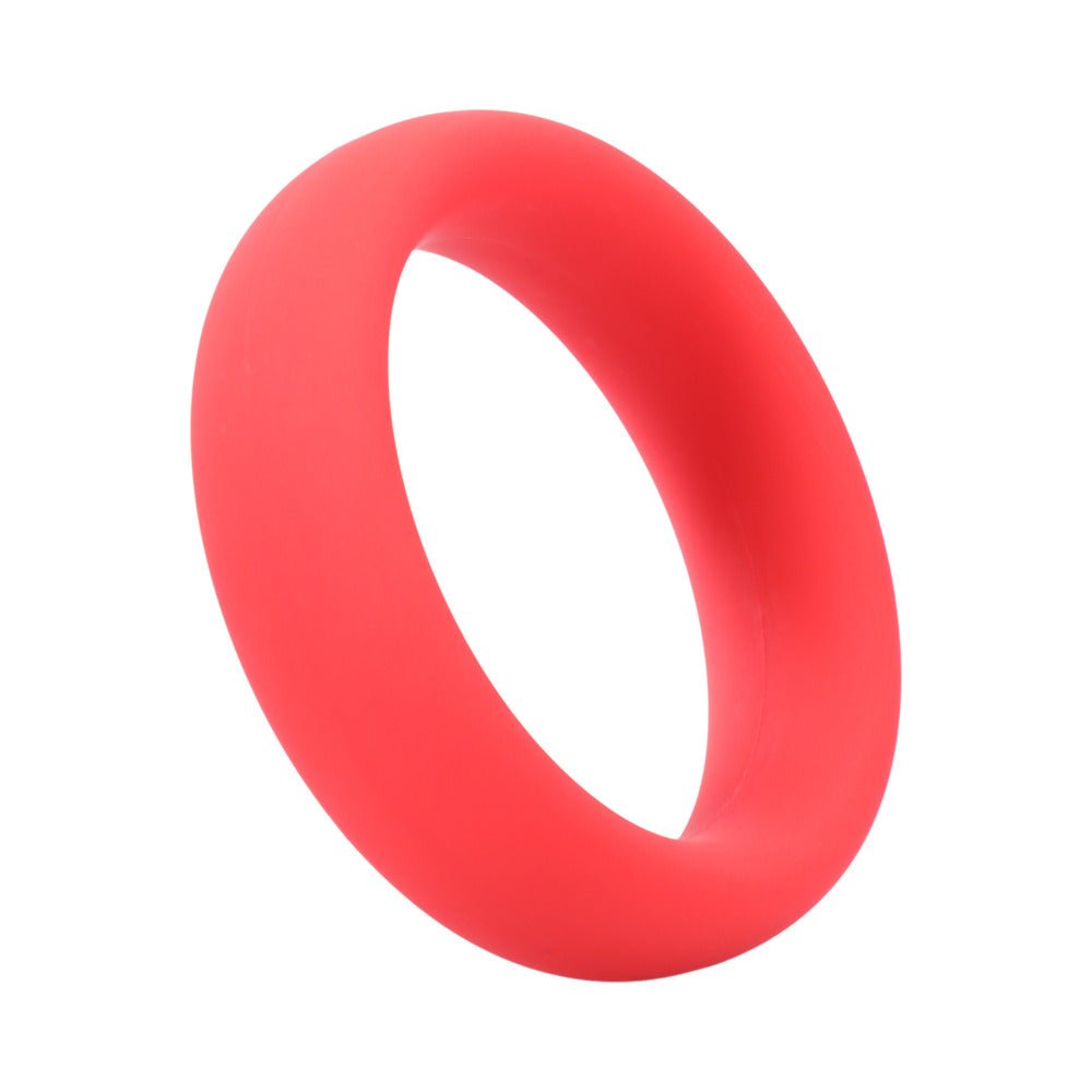 tantus-beginner-c-ring2-in-crimson-bag Tantus Beginner C-Ring 2 in. Crimson (Bag) - Image 1