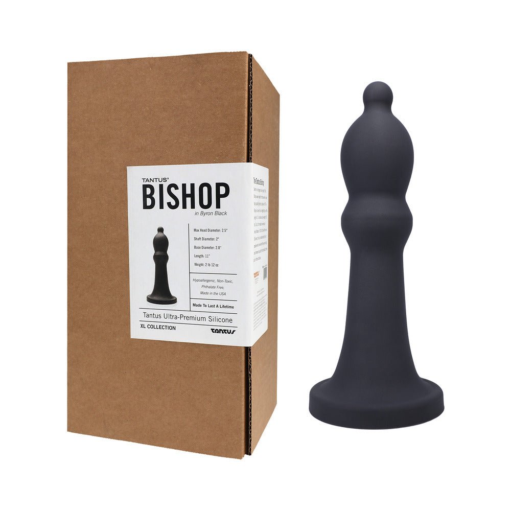 tantus-bishop-dildo-onyx-box Tantus Bishop Dildo Onyx (Box) - Image 1
