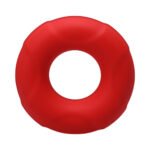Tantus Buoy Medium Cock Ring – Crimson Silicone - Image 2
