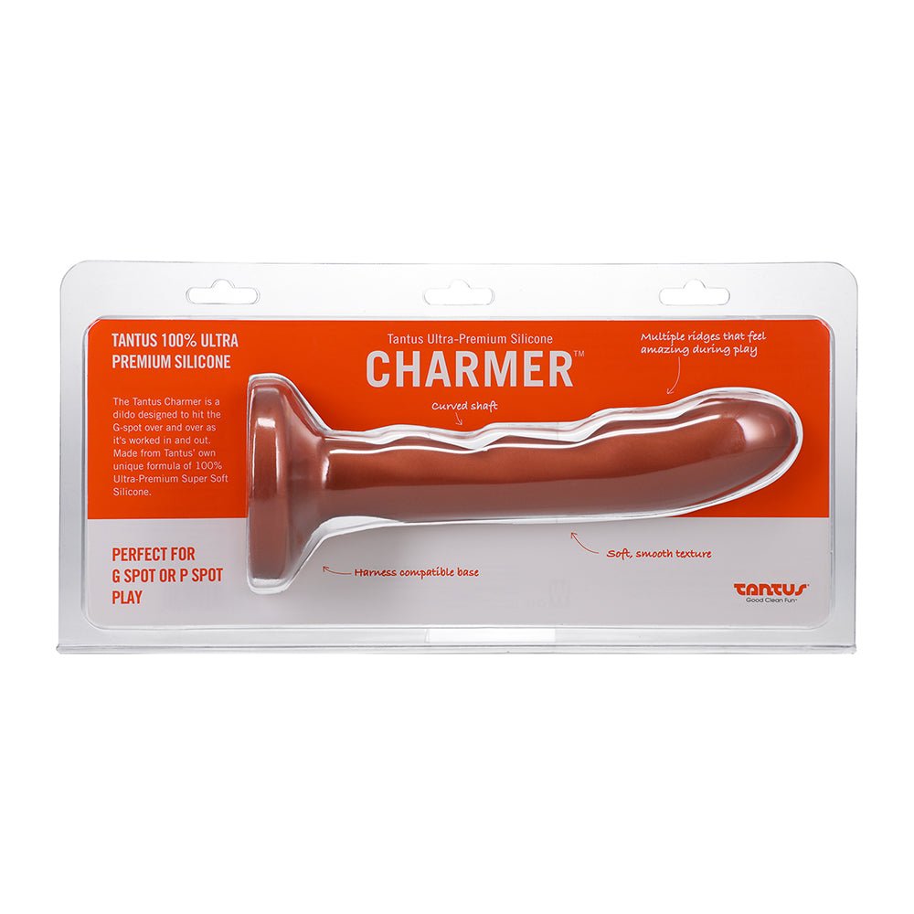 tantus-charmer-8-in-g-spot-dildo-firm-copper Tantus Charmer 8 in. G-Spot Dildo Firm Copper - Image 1