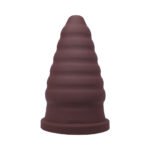 Tantus Cone Ripple Firm Dildo Garnet (Box) - Image 2