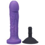 Tantus Goliath Vibrating Dildo Kit Amethyst - Image 5