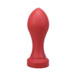 Tantus H-Bomb Anal Plug – Ruby Red, 100% Silicone - Image 2