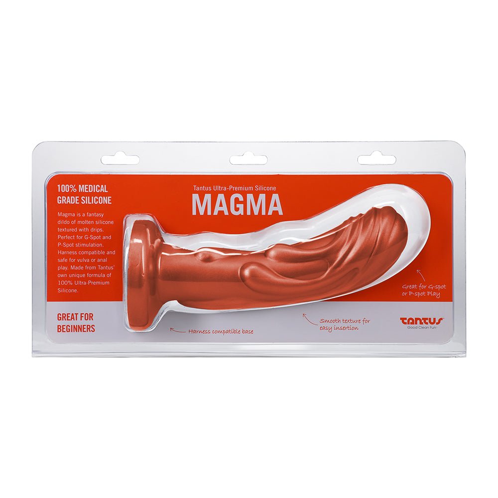 tantus-magma-7-in-fantasy-dildo-medium-firm-copper Tantus Magma 7 in. Fantasy Dildo Medium-Firm Copper - Image 1
