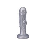 Tantus Magma 7 in. Fantasy Dildo Medium-Firm Silver - Image 5