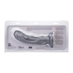 Tantus Magma 7 in. Fantasy Dildo Medium-Firm Silver - Image 6