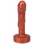 Tantus Mini Magma 5 in. Fantasy Dildo – Copper - Image 6