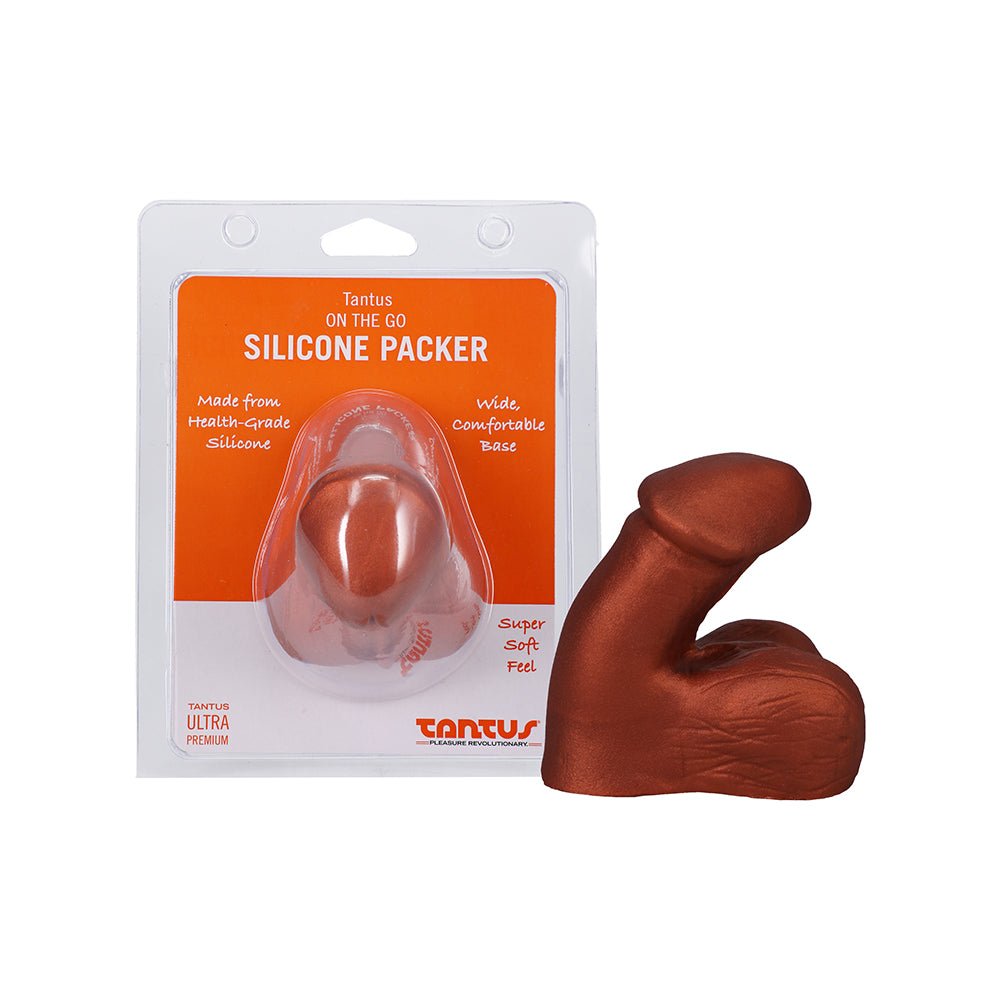 tantus-on-the-go-silicone-packer-super-soft-copper Tantus On The Go Silicone Packer Super Soft Copper - Image 1
