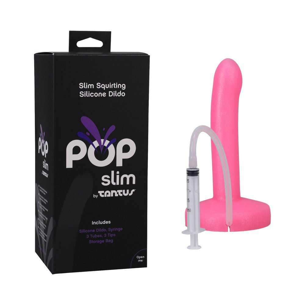 tantus-pop-slim-squirting-dildo-watermelon Tantus POP Slim Squirting Dildo Watermelon - Image 1