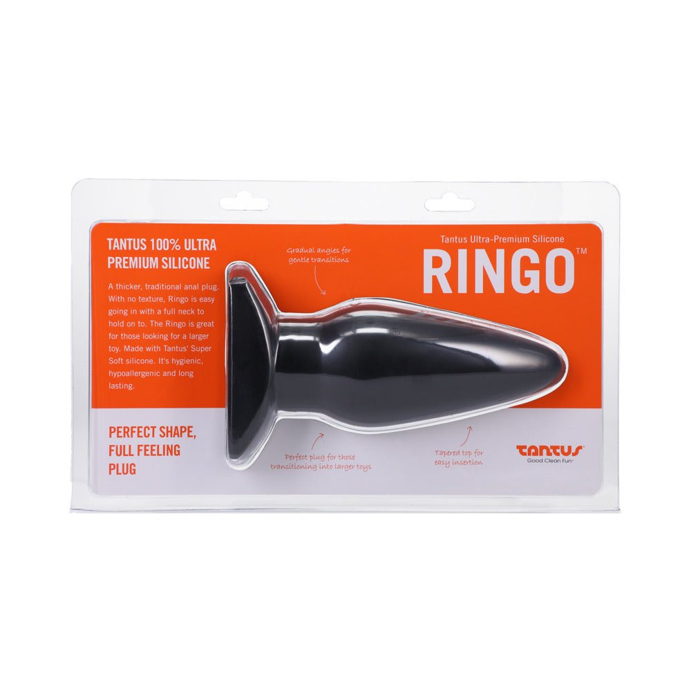 tantus-ringo-anal-plug-onyx Tantus Ringo Anal Plug Onyx - Image 1