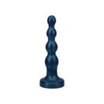 Tantus Ripple Large 8 in. Anal Beads Dildo Medium-Firm Malachite - Image 2