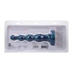 Tantus Ripple Large 8 in. Anal Beads Dildo Medium-Firm Malachite - Image 3