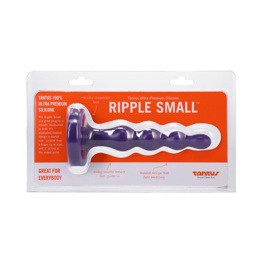 tantus-ripple-small-beaded-anal-plug-amethyst Tantus Ripple Small Beaded Anal Plug Amethyst - Image 1
