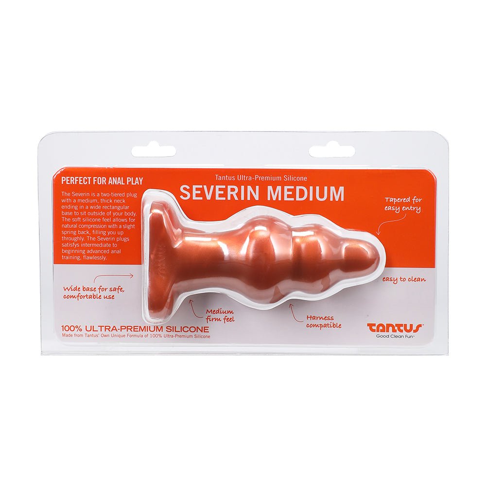 tantus-severin-medium-super-soft-anal-plug-copper Tantus Severin Medium Super Soft Anal Plug Copper - Image 1