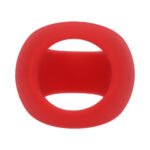 Tantus Stirrup C-Ring Cock and Ball Sling Crimson - Image 4