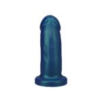Tantus They/Them 5.5 in. Dildo Soft Malachite - Image 3